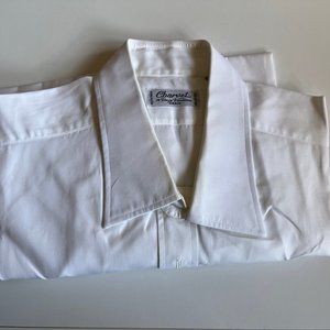 Charvet Dress Shirt - White with French Cuffs - Place Vendome EU Size 41